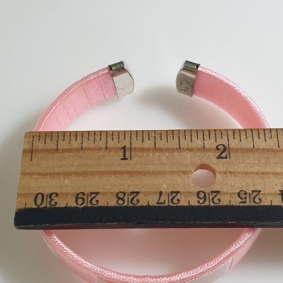 Indianapolis Colts Pink Ribbon Cuff Bracelet Breast Cancer Awareness Football - Picture 3 of 3